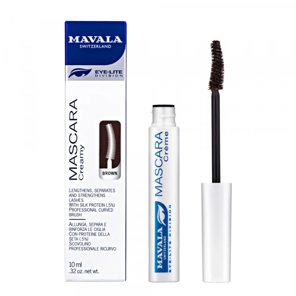 Тушь кремовая Коричневая Mavala Mascara Creamy Brown, 10 мл